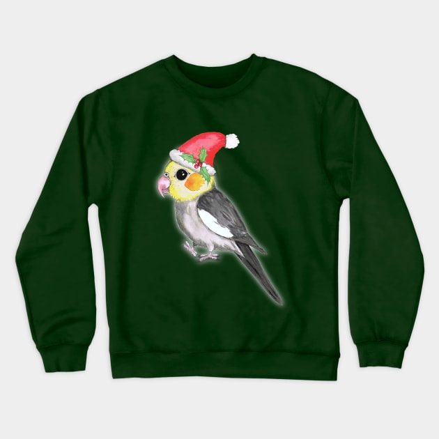 Christmas cockatiel Crewneck Sweatshirt by Bwiselizzy